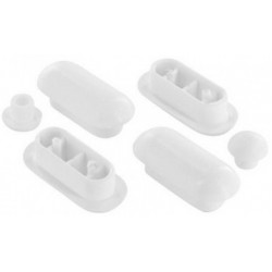 Seat buffer material: Plastic Buffers for WC seats