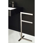 Monk 0,80cm material: Brass, color: Chrome surface: Glossy Free standing towel holders