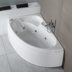 Whirpool bathtub Offset 155x95 material: Quaryl left, color: White Offset Whirpool bathtub Offset 155x95 material: Quaryl left, color: White Offset