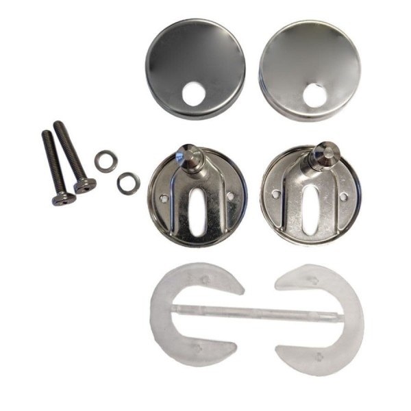 Hinges (connection set toilet-seat) soft close Toilet seat hinges