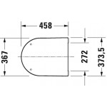 Toilet-seat soft closing, style: Wrapover, color: White Toilet seats & covers Toilet-seat soft closing, style: Wrapover, color: White Toilet seats & covers