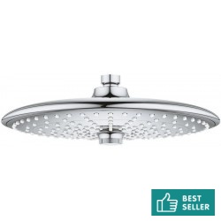 Shower head Wall-mounted / Ceiling-mounted 26x26 material: ABS, style: 3 sprays, color: Chrome surface: Glossy