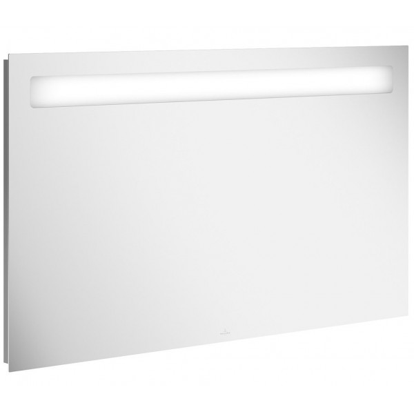 Bathroom mirror, shape: Rectangle 100x75 material: Crystal 14 with LED light, color: No color Mirrors