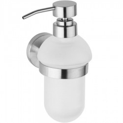 Dispenser material: Inox Wall-mounted AISi 304, color: Chrome surface: Brushed Soap dispensers