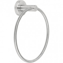 Towel ring closed material: Inox, color: Chrome AISi 304 surface: Brushed Towel rings