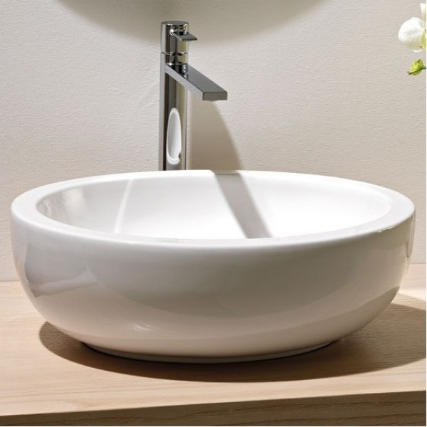 Washbasin Free standing 48x39x16 material: Porcelain Without hole Without overflow, color: White surface: Glossy Free standing