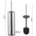 Brush (broom) material: Inox Wall-mounted AISI 316, color: Chrome surface: Brushed Toilet brush holders
