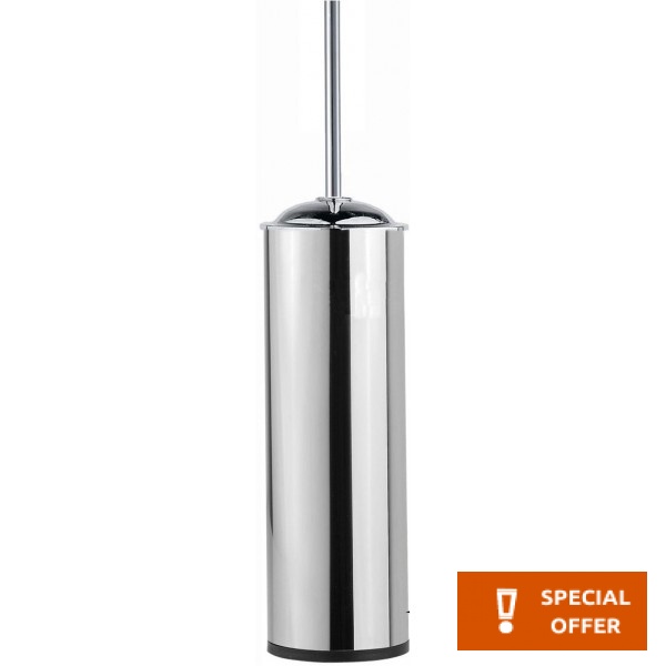 Brush (broom) material: Inox Wall-mounted AISI 316, color: Chrome surface: Brushed Toilet brush holders