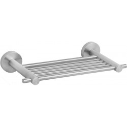 Sponge box material: Inox Double-mounted flat Single AISI 304, color: Chrome surface: Brushed