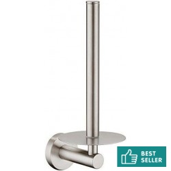 Paper holder vertical material: Inox AISi 304, color: Chrome surface: Brushed Toilet paper holders