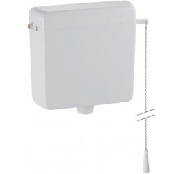 Plastic flushing cistern, color: White Exposed plastic cisterns