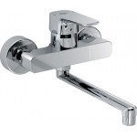 Μπαταρία κουζίνας επίτοιχη από ορείχαλκο, χρώμα: Χρωμέ επιφάνεια: Γυαλιστερή Επίτοιχες