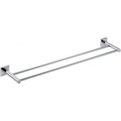 Towel 40cm Fixed double material: Brass, color: Chrome surface: Glossy