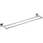 Towel 40cm Fixed double material: Brass, color: Chrome surface: Glossy Towel rails