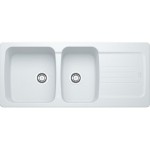 Sink Granite 116x50 left / right nested 1 ½ cabinet polar white, color: White Granite Sink Granite 116x50 left / right nested 1 ½ cabinet polar white, color: White Granite