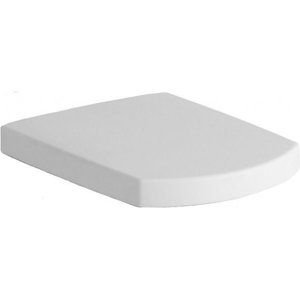 Toilet-seat soft closing, style: Wrapover, color: White Toilet-seat soft closing, style: Wrapover, color: White