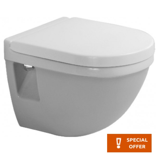 Σετ Λεκάνη επίτοιχη (κρεμαστή) υψηλής πίεσης + Κάλυμμα Wrapover με χείλος 48x36 επιφάνεια: Γυαλιστερή, χρώμα: Λευκό Επίτοιχες ΥΠ