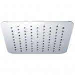 Shower head Wall-mounted / Ceiling-mounted 20x20 material: Brass, style: 1 spray, color: Chrome surface: Glossy Overhead showers