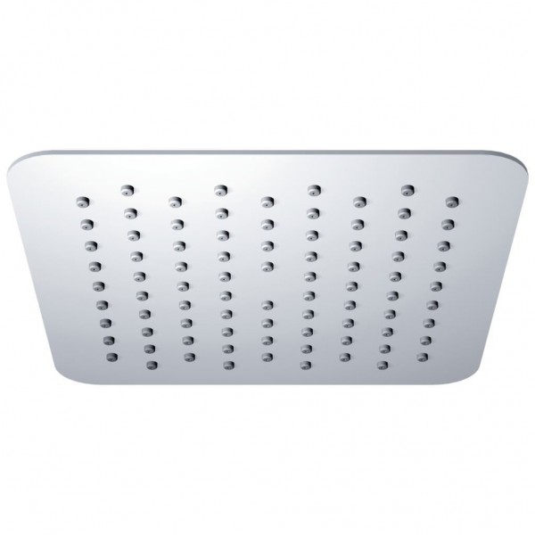 Shower head Wall-mounted / Ceiling-mounted 20x20 material: Brass, style: 1 spray, color: Chrome surface: Glossy Overhead showers