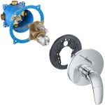 Shower tap Wall-mounted concealed part 2 way Shower tap Wall-mounted concealed part 2 way
