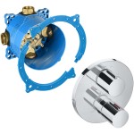 Shower tap Wall-mounted concealed part 2 way Shower tap Wall-mounted concealed part 2 way