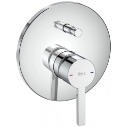Bathtub concealed mixer Wall-mounted - external part 2 way material: Brass, color: Chrome surface: Glossy Wall-mounted - external part