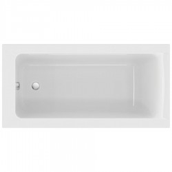 Bathtub Rectangular 140x70 material: Acrylic, color: White no grab bars surface: Glossy