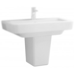 Pedestal Wall-mounted, color: White Pedestals