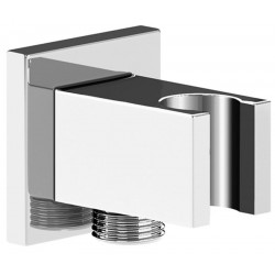 Shower holder Fixed With Outlet elbow material: Brass, color: Chrome surface: Glossy Shower holders