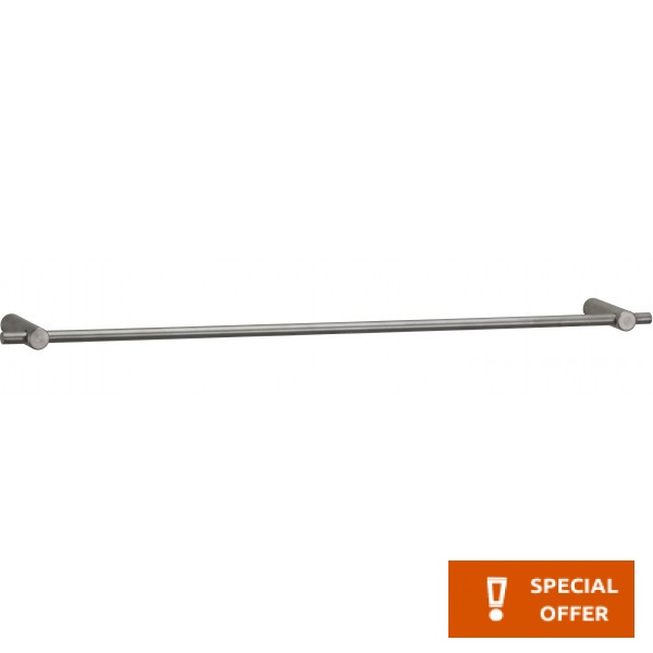 Πετσετοθήκη 60cm inox AISI 316 σταθερή από inox μονή, χρώμα: Χρωμέ επιφάνεια: Βουρτσισμένη Πετσετοθήκες