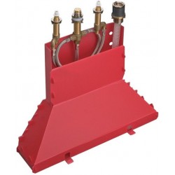 Bathtub tap Deck-mounted concealed part Deck-mounted