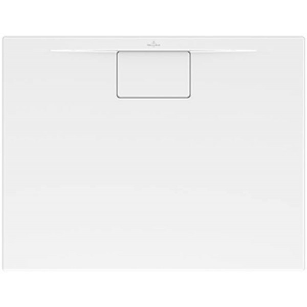 Shower tray Rectangular 100x75 material: Acrylic Metalrim, White Alpin, color: White surface: Glossy Rectangular