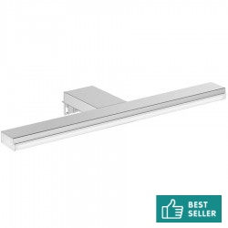 Bathroom light material: Brass Cold 5.000° - 6.500° K, color: Chrome 8W Led, 30,8cm Lamps