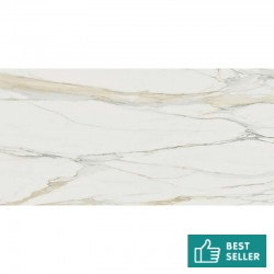 Floor tiles 59,7x119,7 Italy glossy, style: marble 1st choice rettificato surface: Glossy, hue: White/Beige Plain tiles