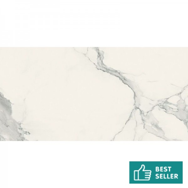 Floor tiles 59,7x119,7 Italy soft, 9mm, style: marble 1st choice rettificato surface: Matt, hue: White/Grey Plain tiles Floor tiles 59,7x119,7 Italy soft, 9mm, style: marble 1st choice rettificato surface: Matt, hue: White/Grey Plain tiles
