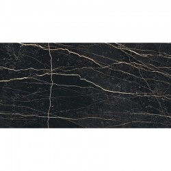 Πλακάκια δαπέδου 59,7x119,7 Ιταλίας Night glossy 9mm, στυλ: μαρμάρου Α’ διαλογής επιφάνεια: Γυαλιστερή, απόχρωση: Μαύρο
