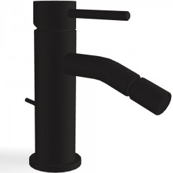 Bidet mixer material: Brass, color: Black surface: Matt Deck-mounted