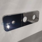 Plate for wall mounted shower tap material: Brass, color: Chrome Tap Plates