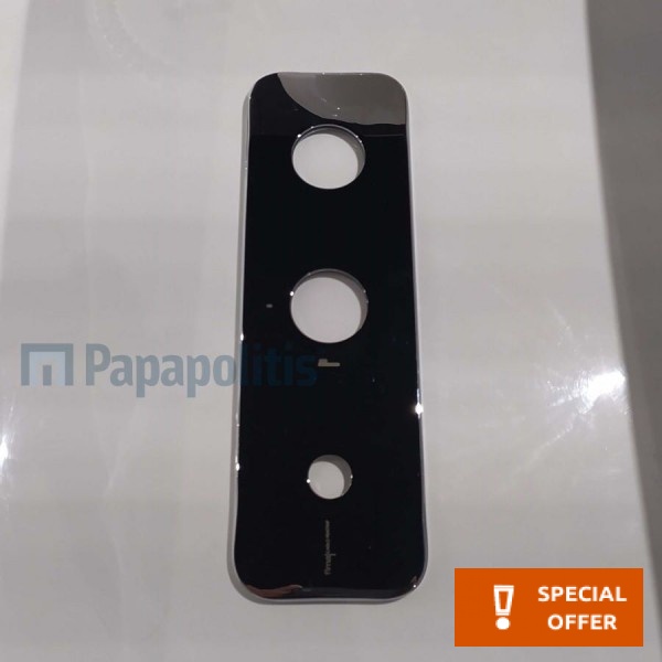 Plate for wall mounted shower tap material: Brass, color: Chrome Tap Plates