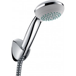 Shower head W/ hose and holder 2 jets 160cm, color: Chrome surface: Glossy