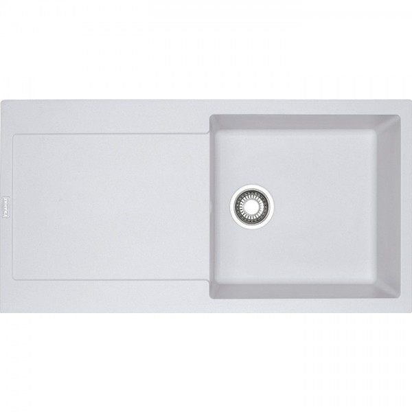 Sink Granite 97x50 left / right nested 1 bowl Polar White, color: White Granite Sink Granite 97x50 left / right nested 1 bowl Polar White, color: White Granite