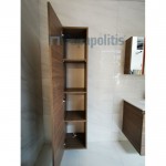 Column cabinet 35x35x160 material: Wood composite, color: Brown Columns