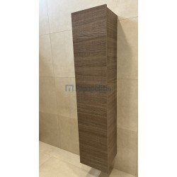 Στήλη επίπλου μπάνιου 35x35x160 από ξύλο συνθετικό Brown, χρώμα: Καφέ Στήλες επίπλου μπάνιου