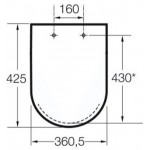 Toilet-seat soft closing, style: Wrapover, color: White Toilet seats & covers Toilet-seat soft closing, style: Wrapover, color: White Toilet seats & covers