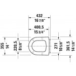 Κάλυμμα λεκάνης soft closing Wrapover Compact 43,8cm, χρώμα: Λευκό Καλύμματα Κάλυμμα λεκάνης soft closing Wrapover Compact 43,8cm, χρώμα: Λευκό Καλύμματα