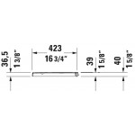 Κάλυμμα λεκάνης soft closing Wrapover Compact 43,8cm, χρώμα: Λευκό Καλύμματα Κάλυμμα λεκάνης soft closing Wrapover Compact 43,8cm, χρώμα: Λευκό Καλύμματα