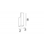 Hook Flat wall mounted material: Brass single, color: Chrome surface: Glossy Hooks