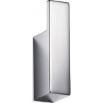 Hook Flat wall mounted material: Brass single, color: Chrome surface: Glossy Hooks