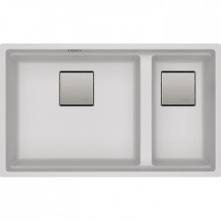 Sink Granite 69x42 free Undermount 1 ½ cabinet Polar White, color: White Granite