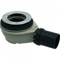 Trap & connection kit D90 for shower tray material: Plastic Waste overflows